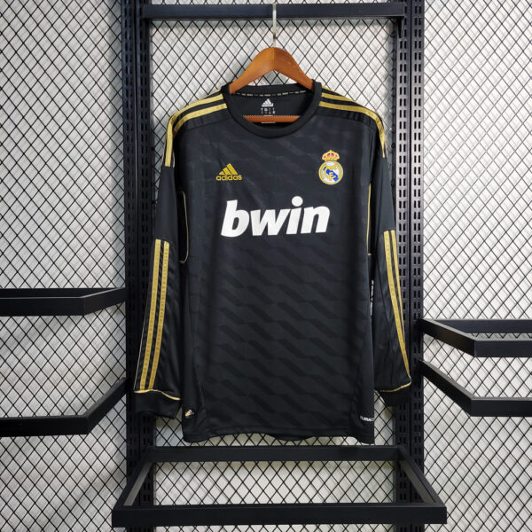Manga Longa Retrô Real Madrid 11/12