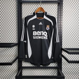 Retro 06-07 Real Madrid Two Guest Long Sleeve Size S-XXL10